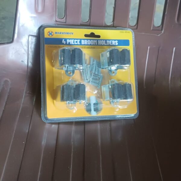 Multifunction Wall Mount Garage Holder for Mop / Broom / Hanger (4 Pcs Set)