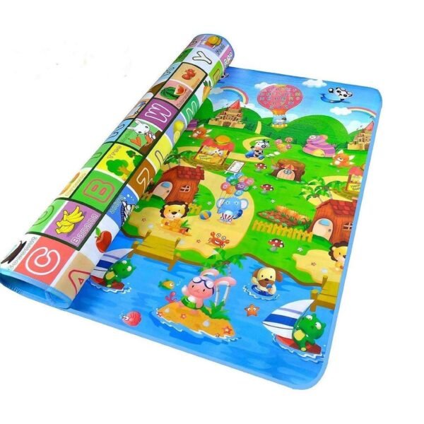 7image_22d14609-0bdb-435a-ac93-c2edb72ee0b2.jpg Waterproof Double Side Baby Play Floor Mat for Kids Home With Bag (Size 120 x 180cm)