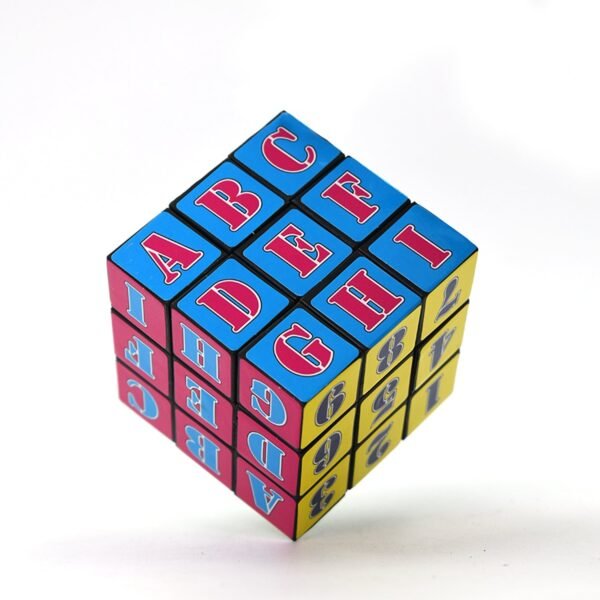 Alpha Numeric Cube for Educational & Entertaining Use by Kids and Adults