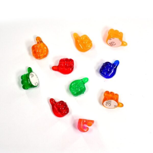 7image_83d6b4c6-8610-4d79-9426-6833af2960e7.jpg 10pc Multi functional Hand Shape Wall Clip Hanger Keys Cable Holder (Moq -4pc)