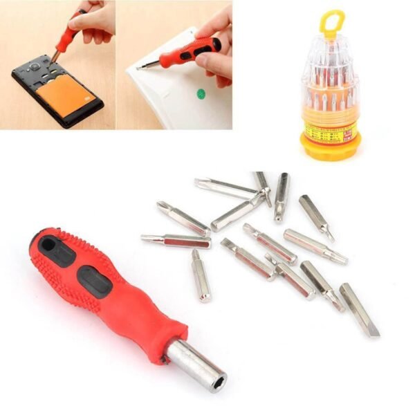 31in1 Magnetic Screwdriver Set with 30 Bits Professional Tool Kit (4 Pc Set)