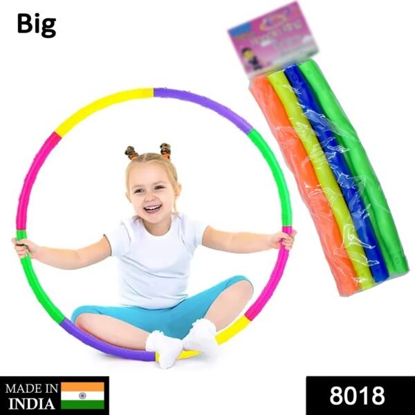 Hoops Hula Interlocking Exercise Ring for Fitness  (8 Pcs)