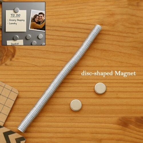 8163_ferrite_magnet_65pc_set.jpg 8.9mmx1.2mm Small Ferrite Silver Magnets in Disc Shape for Photo Gallery Hobby 65pc Set