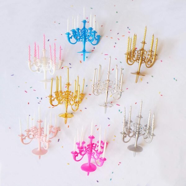 Luxury Birthday Candle Set – Elegant Cake Toppers & Holders for Parties & Events