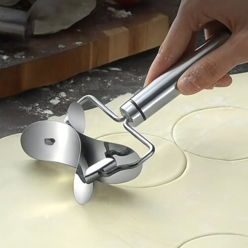 Multifunctional Easy and Fast Stainless Steel Puri cutter roller Machine (1 pc)