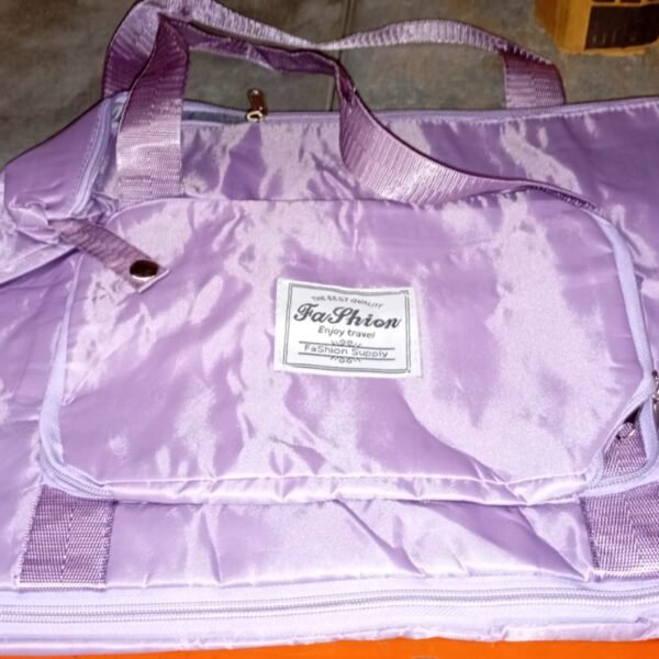 82f4e83d-edac-46c1-8e54-0ac39cde7452.jpg Large Capacity Folding Travel Bag, Multifunctional Sports Shoulder Bag Luggage Bag, Travel Bag Expandable Weekender Overnight Bag with Dry and Wet Separated Pocket Sports Bag Gym, Shoulder Bag Water Resistant (6 Pocket)