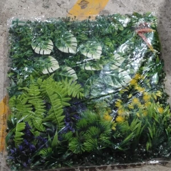 82f9001d-ca97-4b5e-912a-bbc48d1847a0.jpg Artificial Plants Wall Topiary Wall Greenery Mat Wall Backdrop (1 Pc Mix Design)