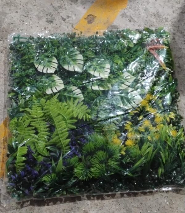 82f9001d-ca97-4b5e-912a-bbc48d1847a0.jpg Artificial Plants Wall Topiary Wall Greenery Mat Wall Backdrop (1 Pc Mix Design)