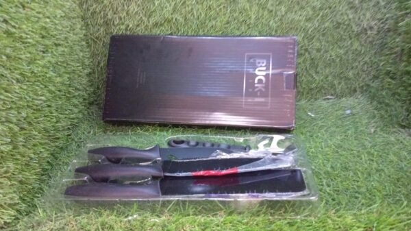 Stainless Steel Chef Knife Set, 5pc Kitchen Cutlery