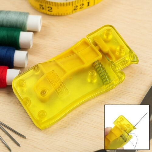 8456_needle_threader_1pc.jpg Needle Threader Stylish Comfortable Grip Automatic Threader for Home 1 Pc