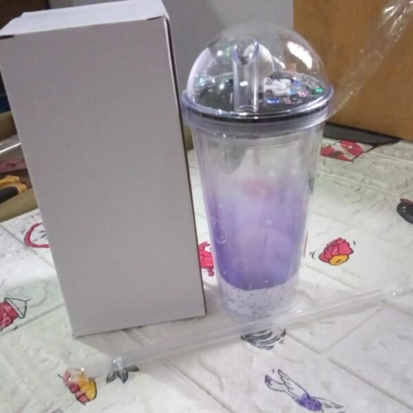 LED Double Wall Plastic Tumbler Cups (Pack Of 1)