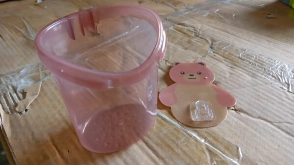 Multipurpose Teddy Bear Wall Toothbrush Holder – Waterproof & Self-Adhesive