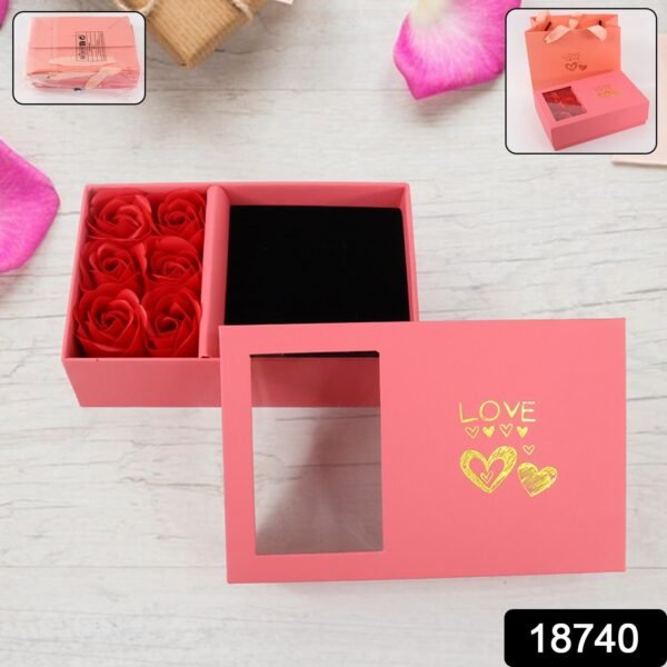 864d947a-6046-4d7f-a729-36802f864aa2.jpg Jewellery Gift Box with Lids & Roses Packaging Box with 6 Roses (1 Set)