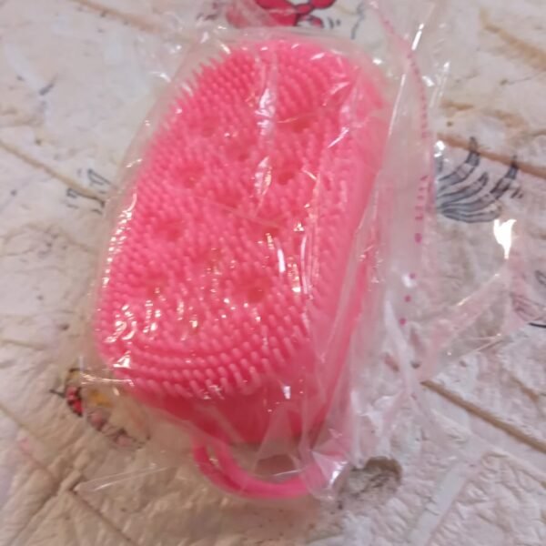 Super Soft Silicone Bath Brush – Double-Sided Body Scrubber for Exfoliation