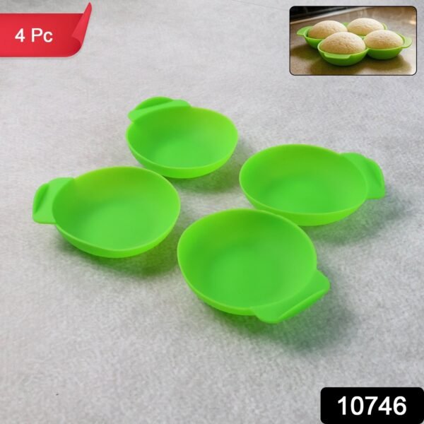 86910746-100Pc-Idlimaker4pcs-Av36Gm-Sv50Gm10746_silicone_idli_maker_cups_4pc.jpg Idli Maker Cups Food-Grade Silicone Non-Stick Idli/ Dhokla/ Egg Poacher (4 Pcs)