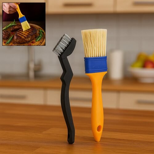 8721_multi_basting_brush_2pc.jpg Multifunction Basting Brush – Cooking & Baking Set (2 Pcs)
