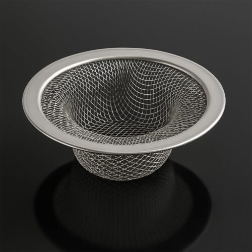 Stainless Steel Kitchen Sink Strainer (2 Pc Set)