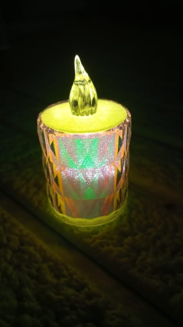 8942286c-8b0c-4879-a0b8-38166f64cbcb.jpg 4 Pc Flameless and Smokeless Decorative Melting Candles LED Tea Light, Diwali