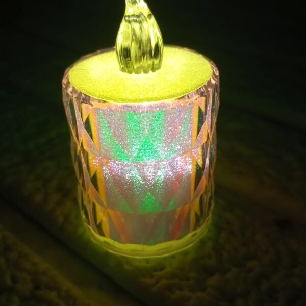 8942286c-8b0c-4879-a0b8-38166f64cbcb.jpg 4 Pc Flameless and Smokeless Decorative Melting Candles LED Tea Light, Diwali