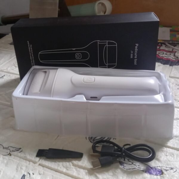 Portable Electric Foot File – Rechargeable Callus Remover & Pedicure Tool Smooth Feet