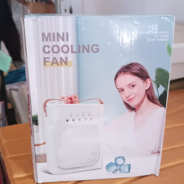 Portable Air Conditioner Fan - Personal Desk Cooling Fan (Battery Not Included)