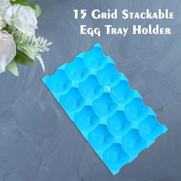 8_1500x1500_crop_center_300d5514-a756-47b3-b2fa-bba1b73be1bd.jpg 15 Cavity Plastic Egg Tray Egg Trays for Storage with 15 Eggs Holder (4 Pc Set)