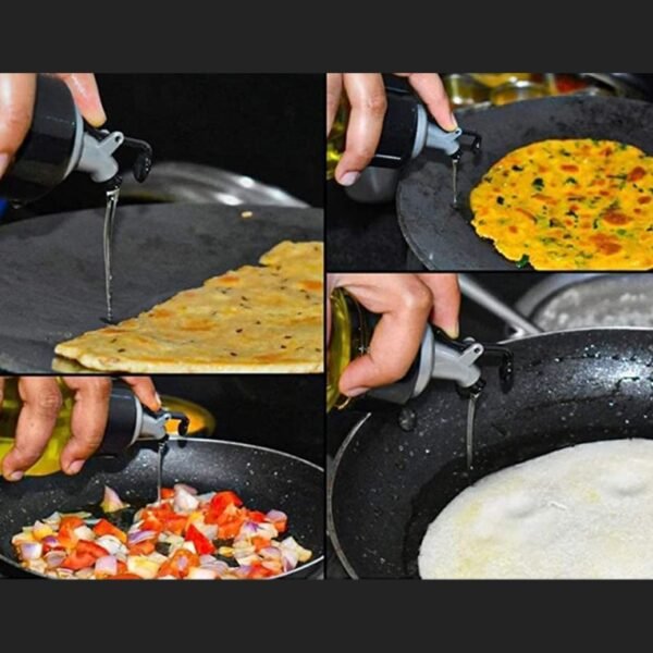 8_19af4f61-b09d-421b-953a-b4ada1990d45.jpg 1ltr Plastic Oil Dispenser With Lid - Clear, Drip Free Spout, Controlled Use.