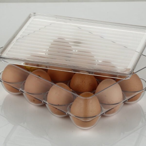 12 Cavity Egg Storage Box For Holding And Placing Eggs Easily And Firmly.