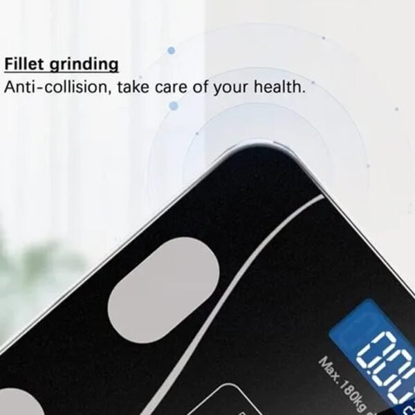 Bluetooth Digital Body Fat & Weight Scale with BMI Tracking for iOS & Android