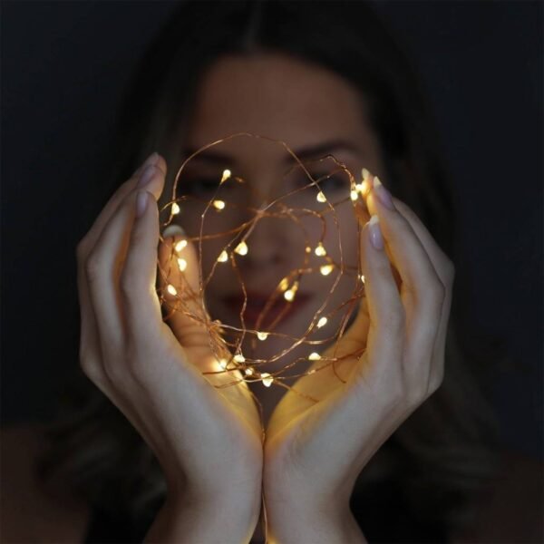 20 LED Wine Bottle Cork Lights Copper Wire Battery-Powered Fairy String Lights