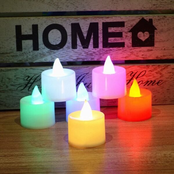 1PC Festival Decorative LED Tealight Candles – Battery Operated for Party & Diwali