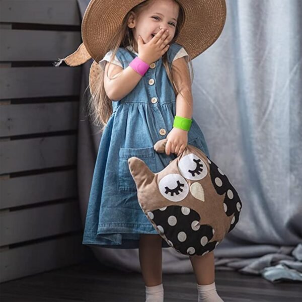 8_f3c8d0d7-88cb-45a6-ba27-93be33cf910e.jpg Slap Bracelets for Kids Boys Girls - Silicone Spiky Snap Wristbands (Multicolor)