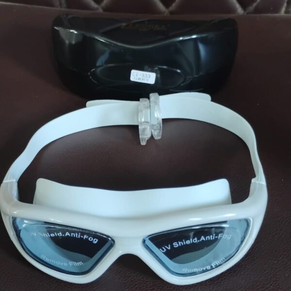 Konex Premium Wide Vision Swimming Goggles With protective hard case (1 Pc)