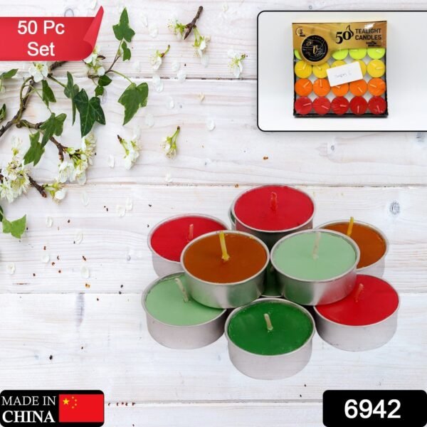 8ab0c0c1-552e-4e84-af87-de7eab935c91.jpg Decorative Color Candle Light for Gifts Birthday Anniversary Diwali 50 Pc Set