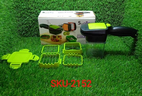 8ba95ccb-a25a-43c2-bc9c-e98d1490b7af.jpg Premium Vegetable Dicer Multi Chopper Set 5 in 1 Cutting Blades