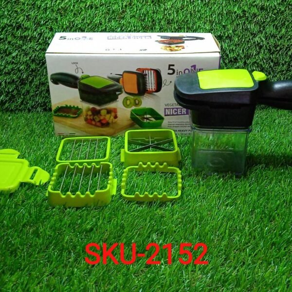 8ba95ccb-a25a-43c2-bc9c-e98d1490b7af.jpg Premium Vegetable Dicer Multi Chopper Set 5 in 1 Cutting Blades