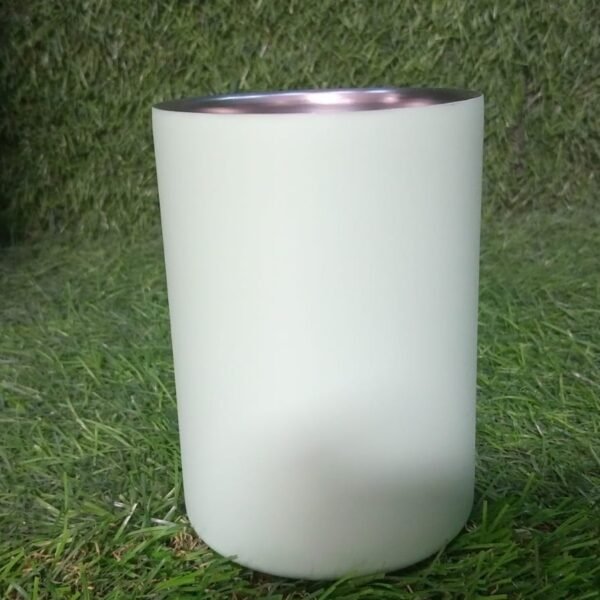 Vacuum Glass 304 Stainless Steel Home Office Lidless Anti-Scald Water Cup Drink