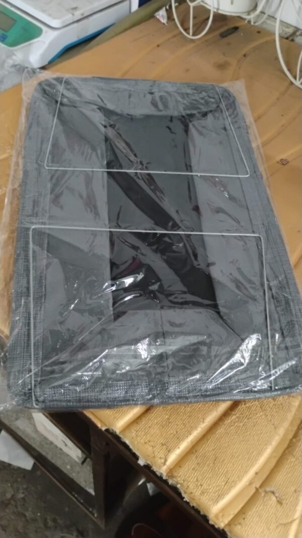 8c01bec0-d6a3-4ad2-bf8e-2aef384d7a2b.jpg Foldable Cloth Storage Organizer Bag With Handles (Approx 46x27Cm1Pc)