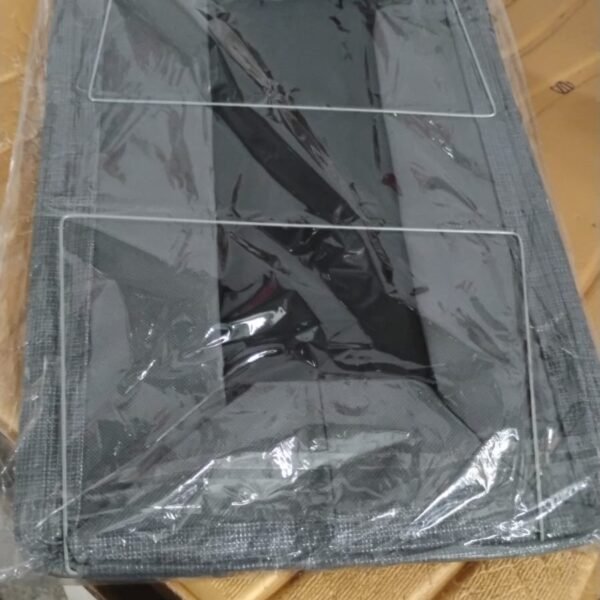 8c01bec0-d6a3-4ad2-bf8e-2aef384d7a2b.jpg Foldable Cloth Storage Organizer Bag With Handles (Approx 46x27Cm1Pc)