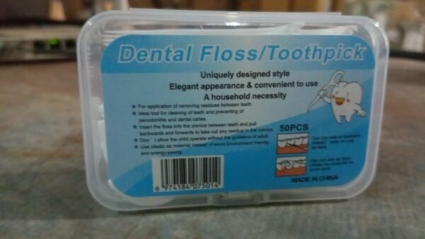 2 In 1 Tooth Picks Flosses / Sticks, Portable Toothpicks (50 Pc Set)