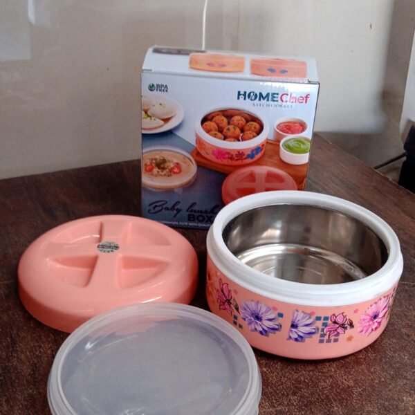 Home Chef Premium Round Insulated Lunch Box (1 Pc)