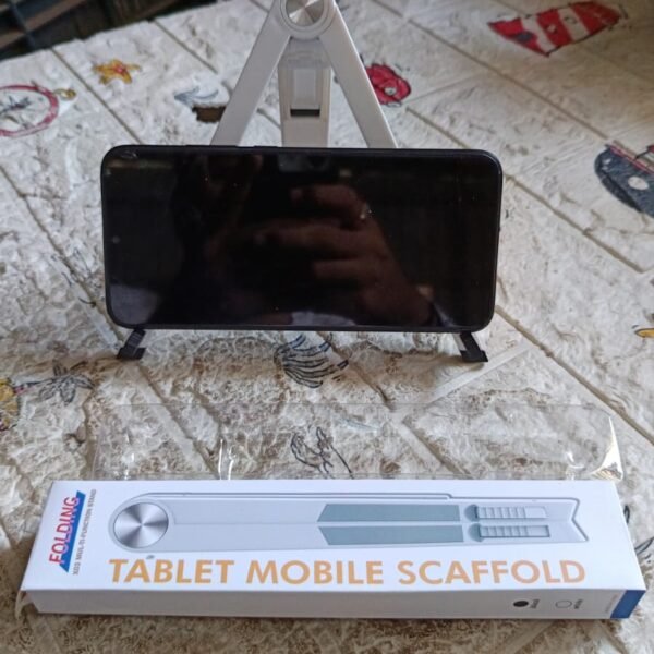 Slim Tablet Mobile Stand Adjustable Foldable Tablet Stand Scaffold (1 Pc)