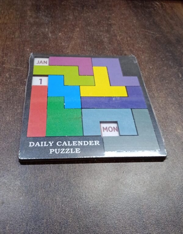 8d541184-38cd-4963-983b-06cc147e1b76.jpg Wooden Daily Calendar Puzzle (Multicolor / 1 Set)