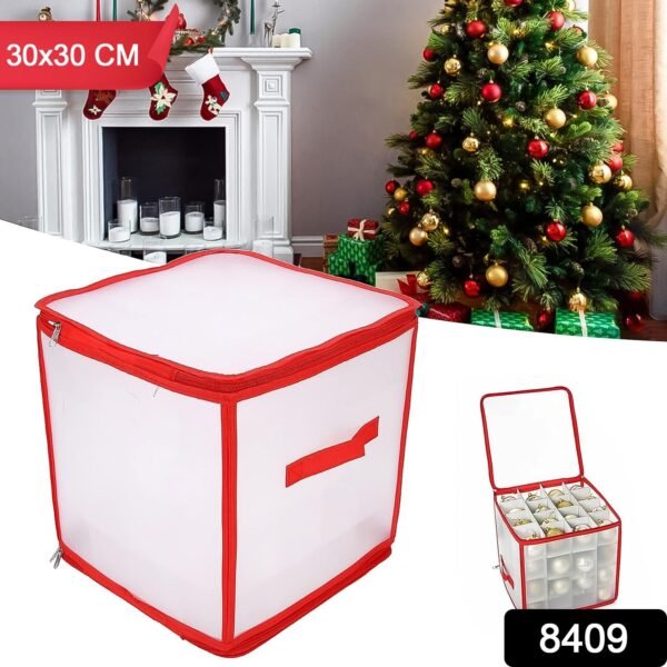 Transparent Zipper Sock Organizer Storage Box (30×30 CM)