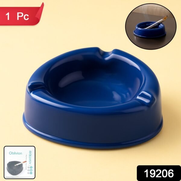 8e540911-7da0-4721-aa44-0dd5c3f904e5.jpg Oblivion Dark Blue Plastic Ashtray (1 pc)