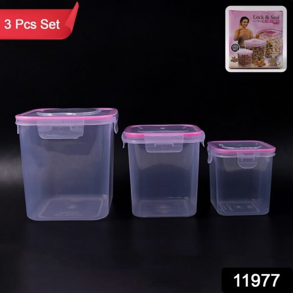 8e6145b2-4d4e-4a12-ab02-1289e3bd3e7c.jpg Kitchen Storage Container Set Of 3 Pcs (1500, 1000, 500 ML)