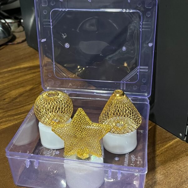 Flameless and Smokeless Decorative Candles (3 Pc Set)