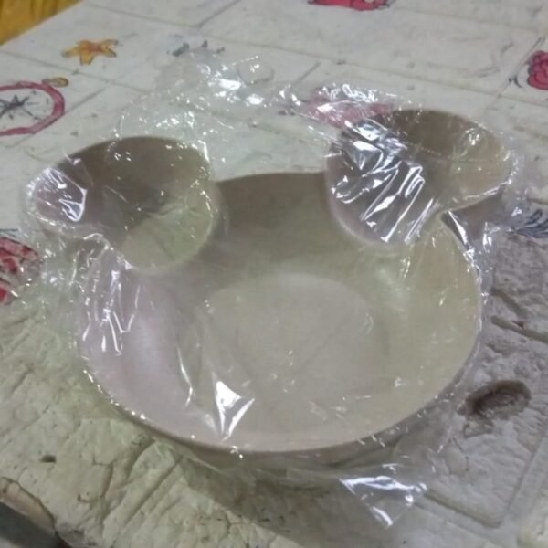 Mickey Mouse Shape Plates for Kids, BPA Free, & Unbreakable Children’s Food Plate