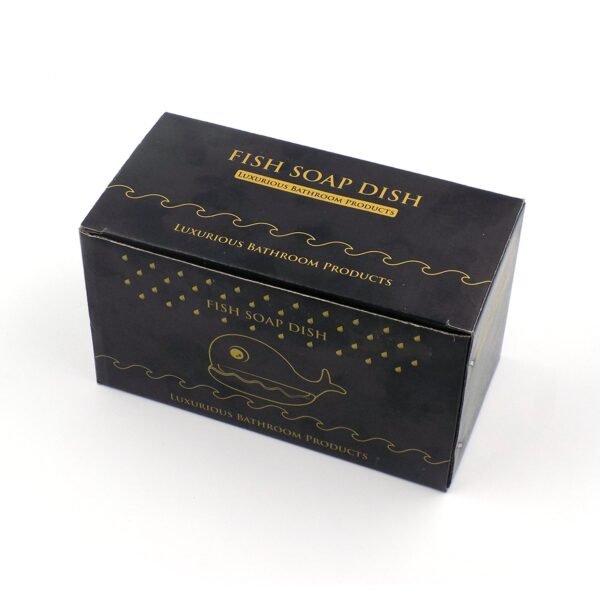 Fish Shape Soap Dish Adhesive Waterproof Wall Mounted Bar Soap Dish (Pack of 2Pc)