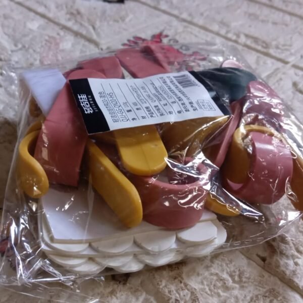 Self Adhesive Waterproof Wall Hooks for Multipurpose Home Storage (20 Pcs Set)